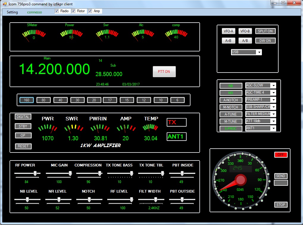 Icom 756 Control Software